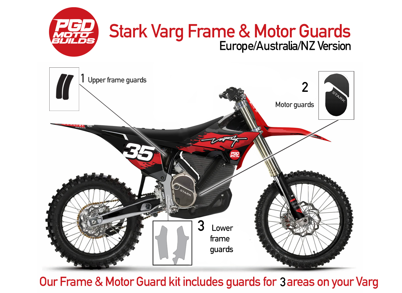 Stark Varg Frame & Motor Guards Europe/Australia/NZ/South Africa
