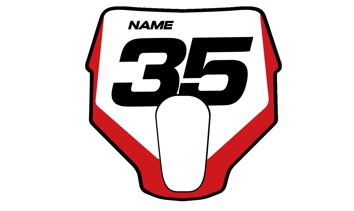 Stark Varg EX Number/Headlight Front Plate